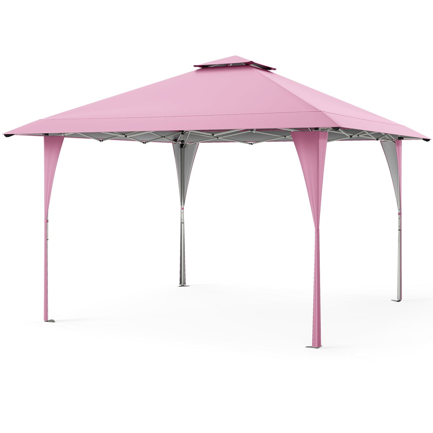 13 X 13 FT Pop up Gazebo with Portable Carrying Bag 8 Stakes and 4 Wind Ropes