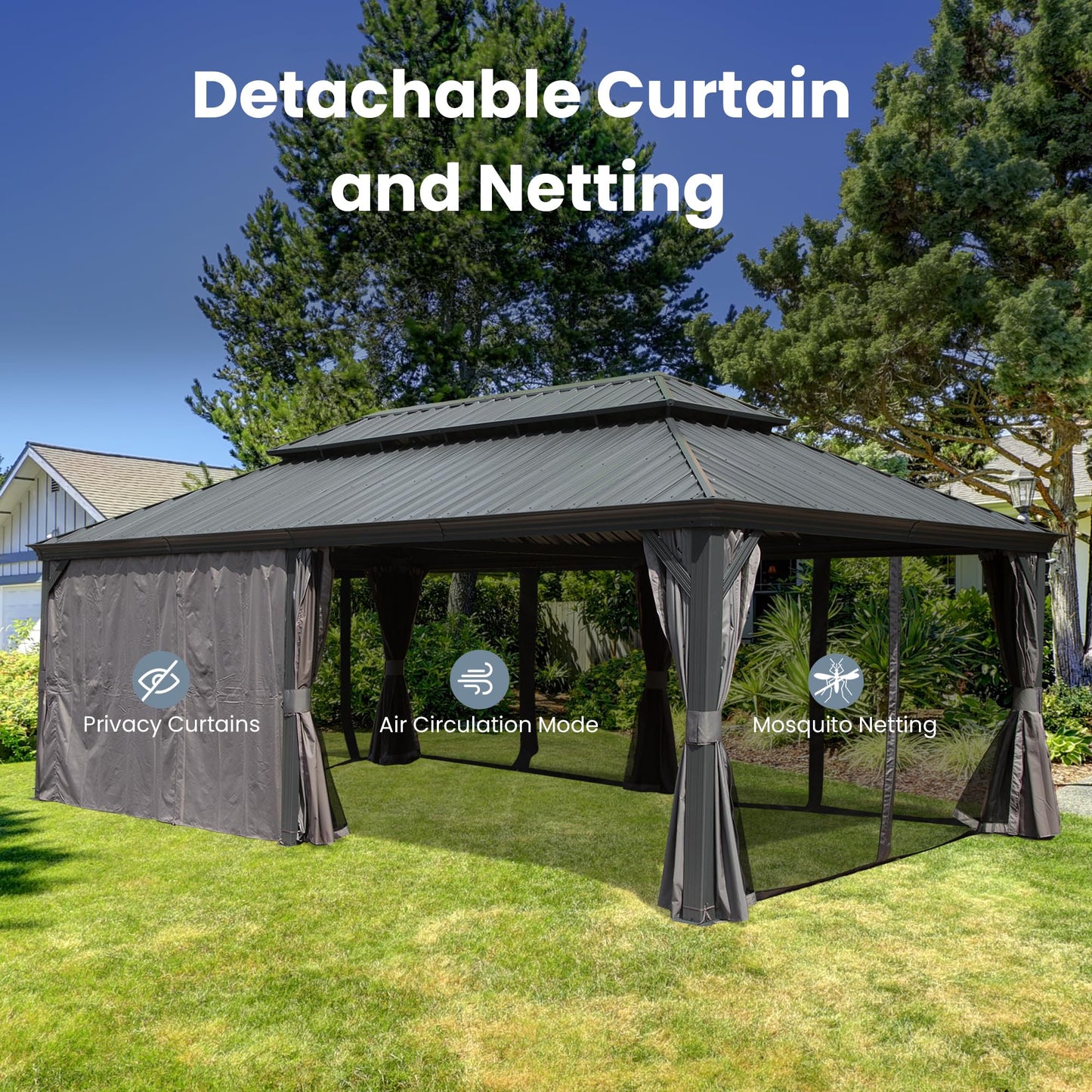 14' X 22' Hardtop Gazebo