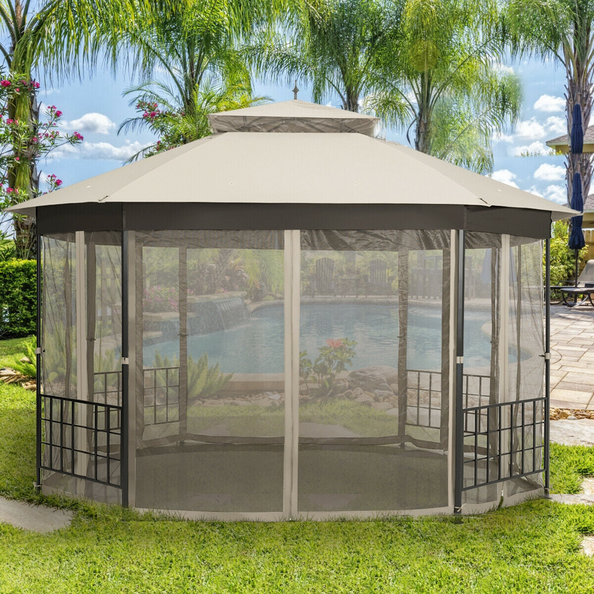 10’x 12’ Octagonal Patio Gazebo