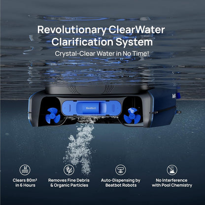 Beatbot AquaSense 2 Robotic Pool Cleaner + Beatbot Robotic Pool Skimmer