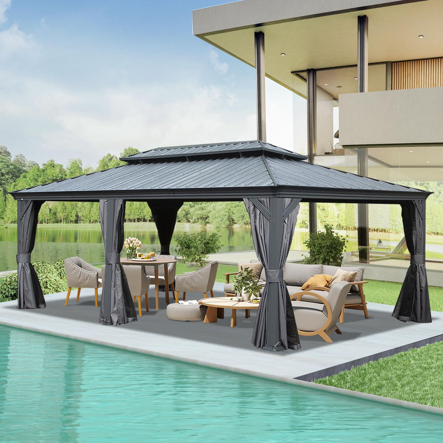14' X 22' Hardtop Gazebo