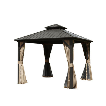 8' X 8' Hardtop Gazebo with Galvanized Steel Roof