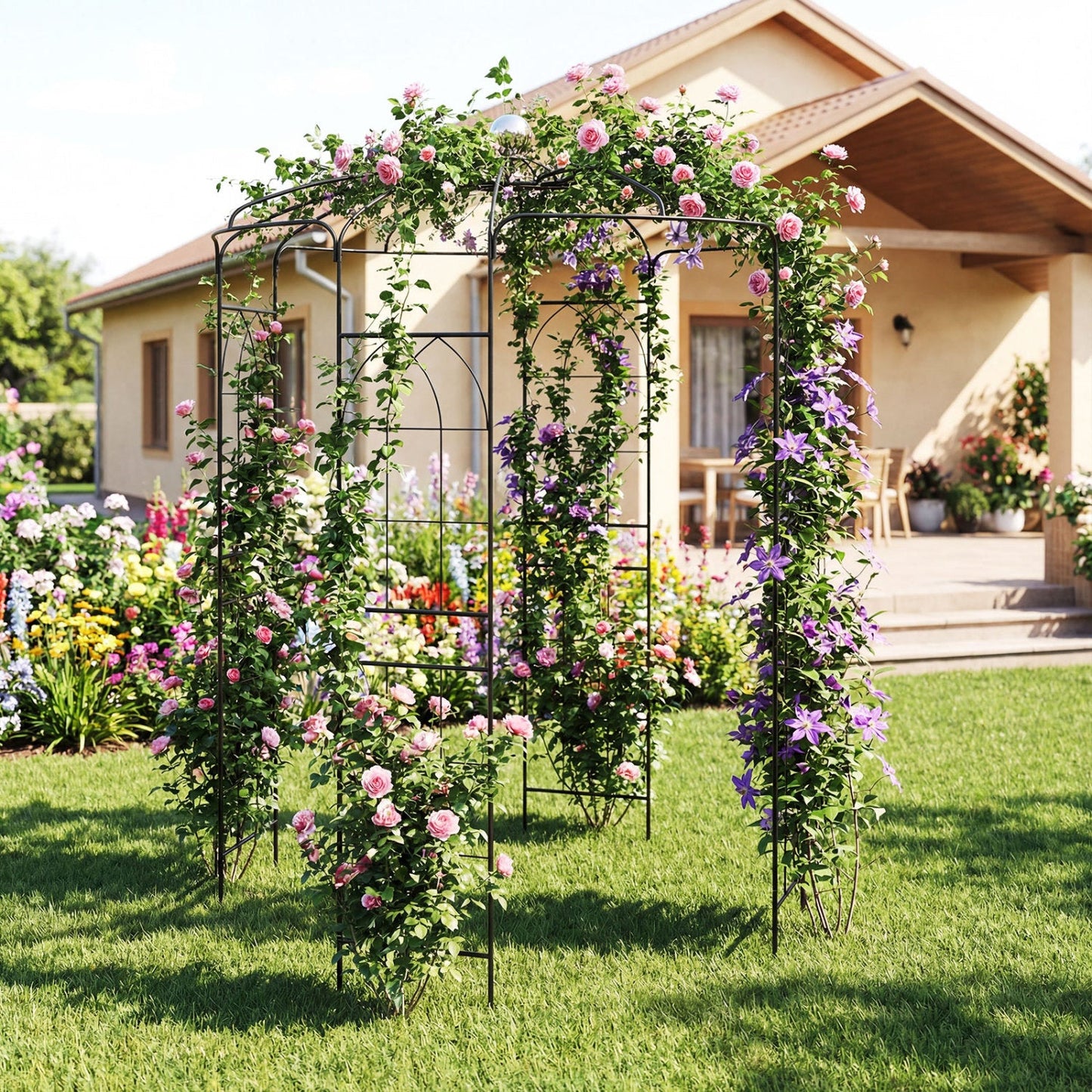 Birdcage Shape Gazebo for Climbing Plants and Wedding Ceremony Decoration