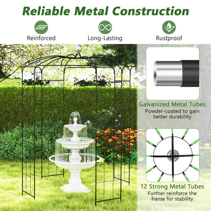 Birdcage Shape Gazebo for Climbing Plants and Wedding Ceremony Decoration