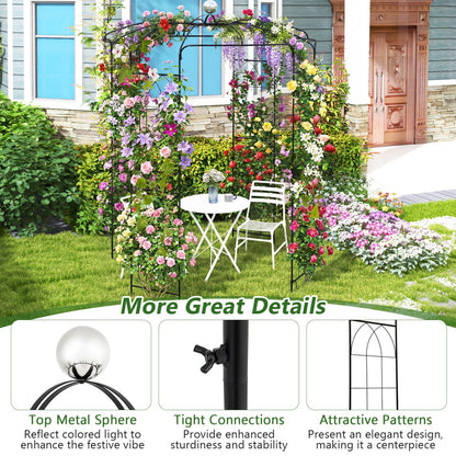 Birdcage Shape Gazebo for Climbing Plants and Wedding Ceremony Decoration