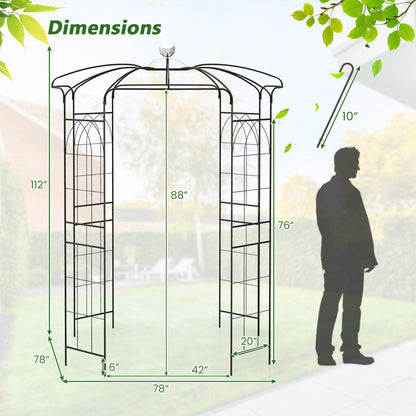 Birdcage Shape Gazebo for Climbing Plants and Wedding Ceremony Decoration