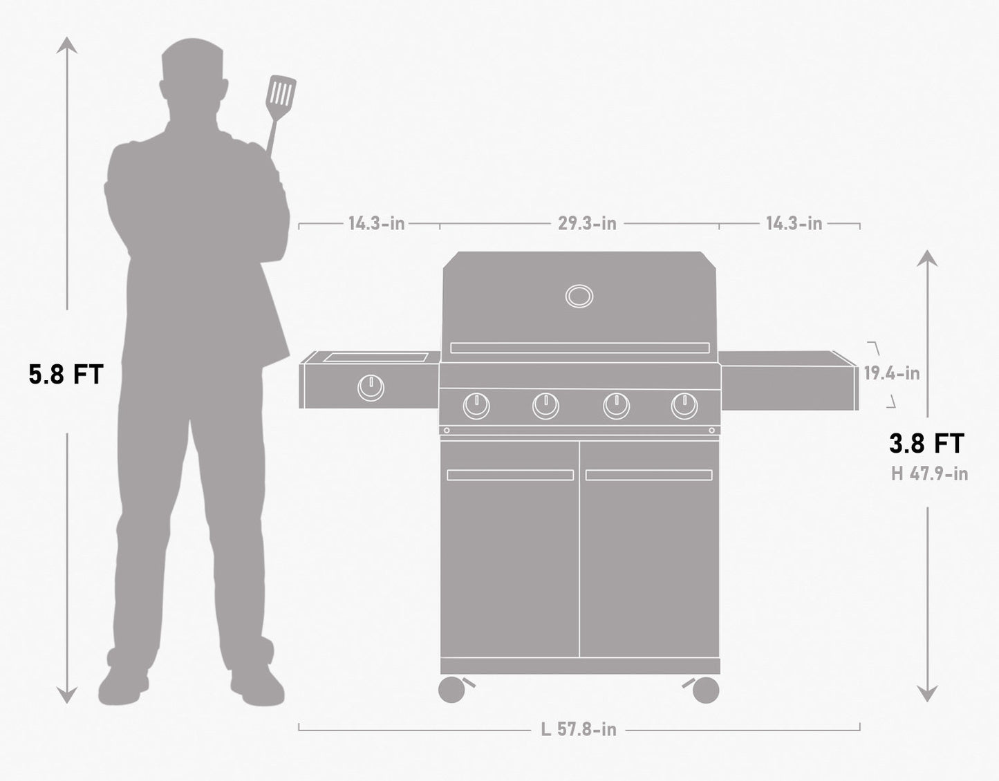 Eminence 425 | Iconic Fortified Propane Gas Grill