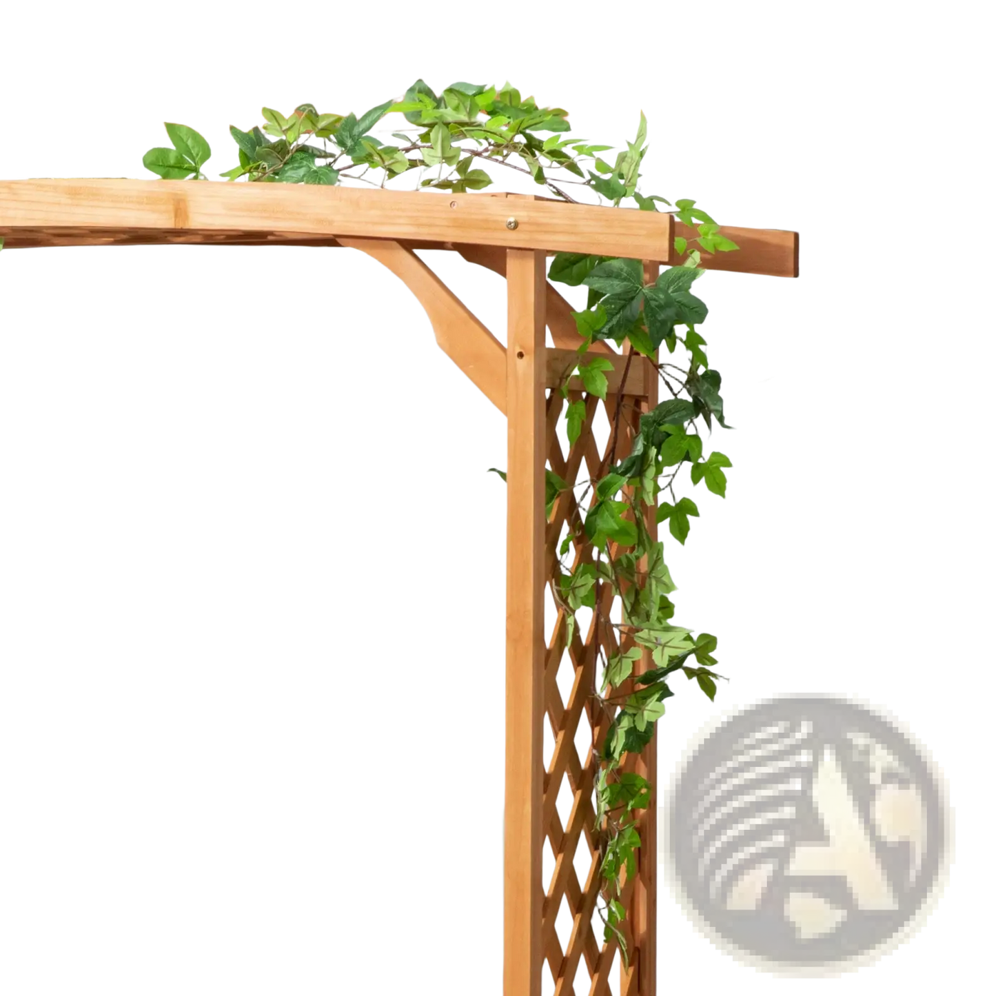 Arbor Garden Bench with Trellis and Pergola Arch