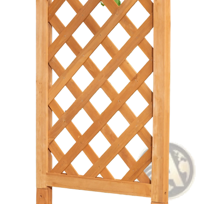 Arbor Garden Bench with Trellis and Pergola Arch